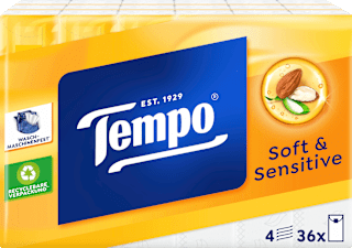 Taschentücher soft & sensitive (36x9 St) Tempo