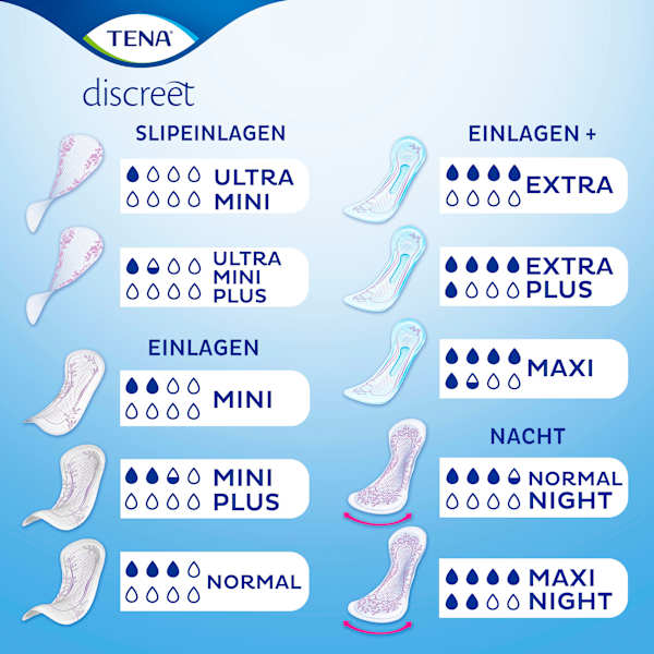 discreet Einlagen Inkontinenz Extra Plus  TENA