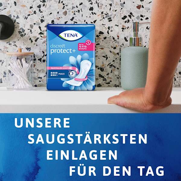 discreet Einlagen Inkontinenz Protect+ Maxi TENA