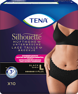 Pants Inkontinenz Silhouette schwarz Gr. L  TENA