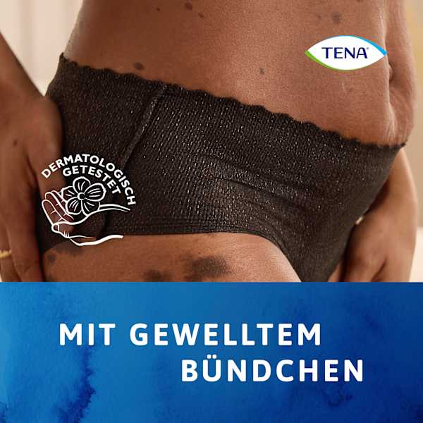 Pants Inkontinenz Silhouette schwarz Gr. M TENA