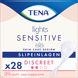 Slipeinlagen Inkontinenz Lights Sensitive Discreet TENA