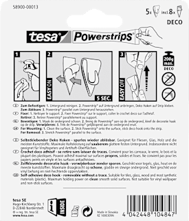 Dekohaken Powerstrips® transparent Set 5tlg tesa