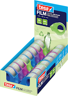 Mini Abroller Crystal Recycled tesa