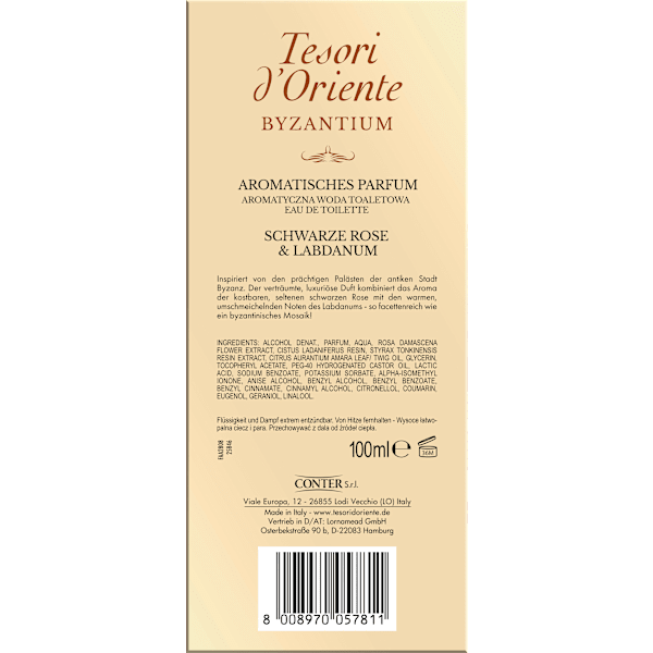 Byzantium Eau de Toilette Tesori d'Oriente