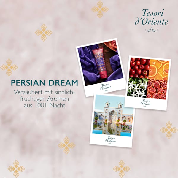 Cremedusche Persian Dream, Granatapfel & Rooibos-Tee Tesori d'Oriente