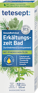 Erkältungszeit Bad tetesept