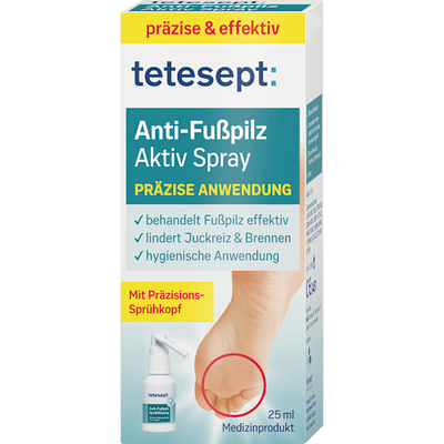 tetesept Athlete's foot remover spray, 25 ml