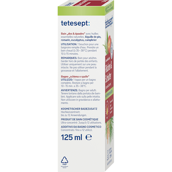 Gesundheitsbad Rücken & Schulter tetesept