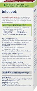 Gesundheitsbad Rücken & Schulter tetesept