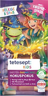 Kinder Badezusatz Knister-Farbwechselbad Hokuspokus        tetesept: KIDS