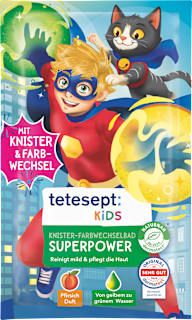 Kinder Badezusatz Knister-Farbwechselbad Superpower tetesept: KIDS
