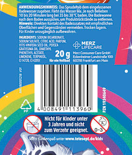 Kinder Badezusatz Sprudelbad Regenbogen tetesept: KIDS