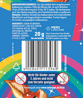 Kinder Badezusatz Sprudelbad Regenbogen tetesept: KIDS