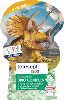 Schaumbad Pflege & Spaß Dino Abenteuer  tetesept: KIDS