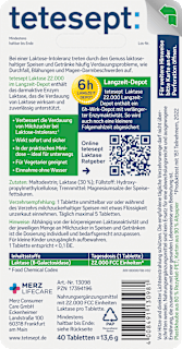 Laktase 22000 Mini Tabletten 40 St tetesept