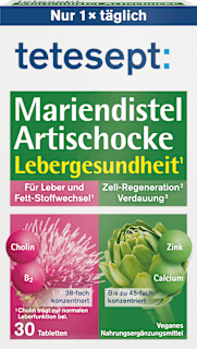 Mariendistel Artischocke Lebergesundheit Tabletten 30 St tetesept