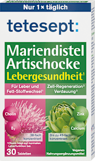 Mariendistel Artischocke Lebergesundheit Tabletten 30 St tetesept