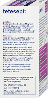 Melatonin + Magnesium Direkt Sticks 20 St tetesept