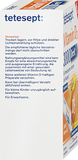 Vitamin D 3000 I.E. Direkt-Sticks 20 St tetesept