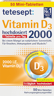 Vitamin D3 2000 I.E Tabletten 50 St tetesept