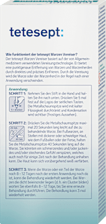 Warzen Vereiser tetesept