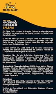 Nacken- und Schulter Balsam Tiger Balm