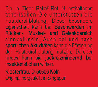 Original Tiger Balm rot N  Tiger Balm
