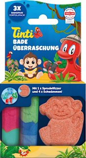 Kinder Badezusatz Badeüberraschung Set  3tlg Tinti