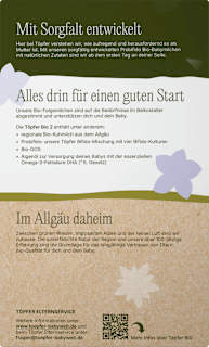 Folgemilch 2 nach dem 6. Monat Töpfer