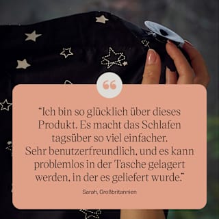 Verdunkelungsrollo Sleeptime für Unterwegs, XL, schwarz Tommee Tippee