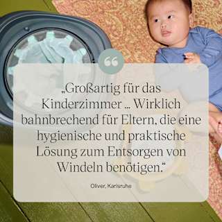 Windeleimer Twist & Click, grün Tommee Tippee
