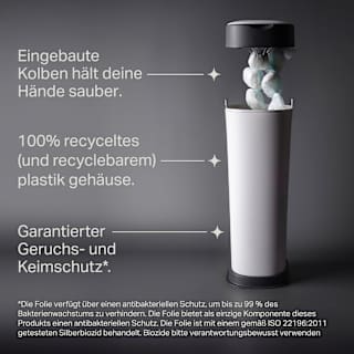 Windeleimer Twist & Click Sangenic XL, weiß Tommee Tippee
