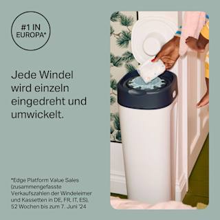 Windeleimer Twist & Click Sangenic XL, weiß Tommee Tippee