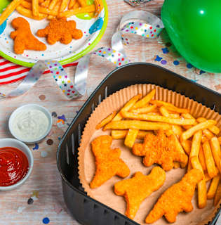 Backpapier Air Fryer rund Toppits