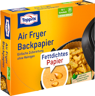 Backpapier Air Fryer rund Toppits