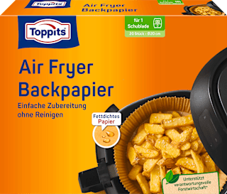 Backpapier Air Fryer rund Toppits