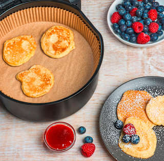 Backpapier Air Fryer rund Toppits