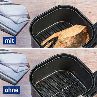 Backpapier Air Fryer rund Toppits