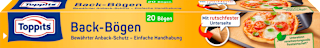 Backpapier Bögen mit Antihaft-Struktur  Toppits