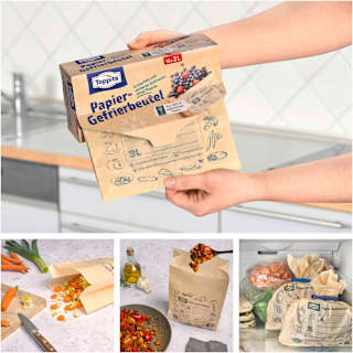 Gefrierbeutel Papier 3 l  Toppits