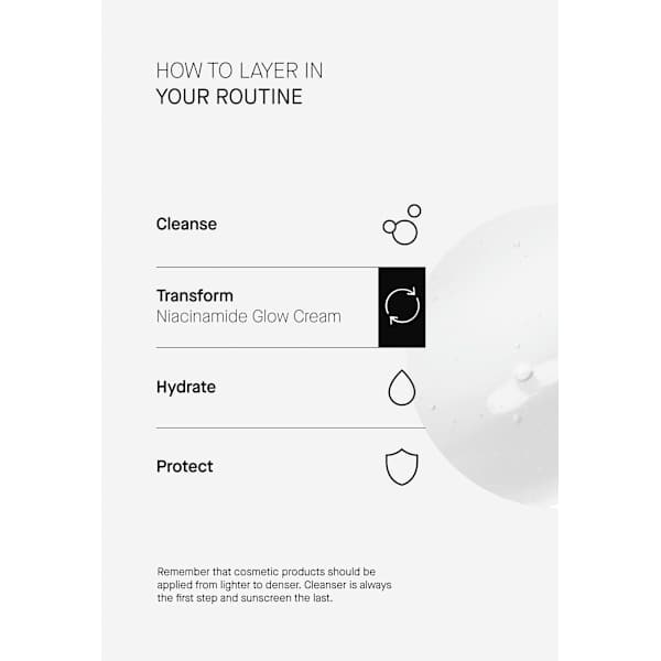 Gesichtscreme Glow Niacinamide Transparent Lab