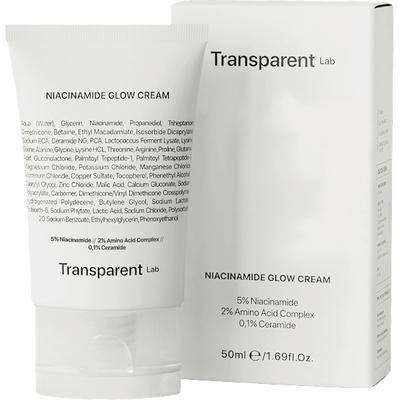 Transparent Lab Facial cream Glow Niacinamide, 50 ml