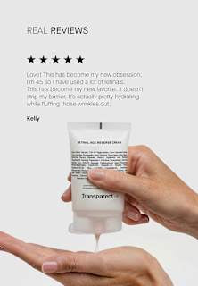 Gesichtscreme Retinal Age Reverse Cream Transparent Lab