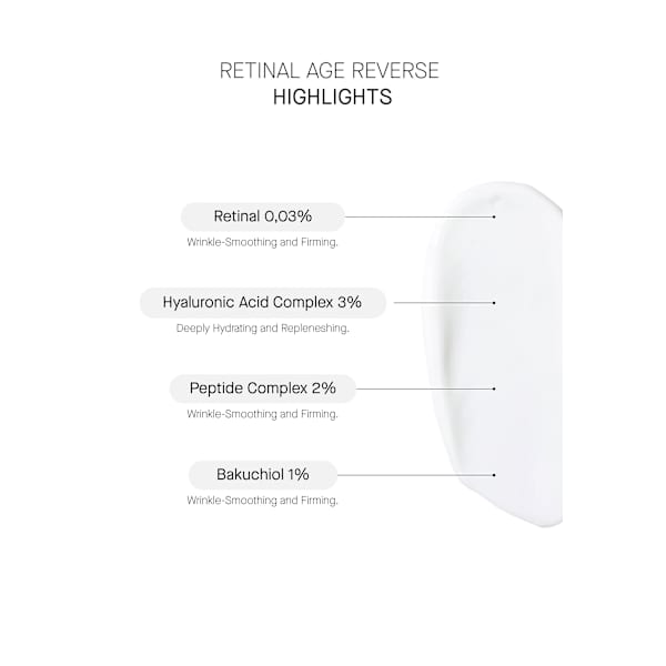 Gesichtscreme Retinal Age Reverse Cream Transparent Lab