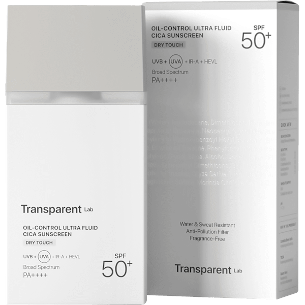 Gesichtsfluid Oil-Control Ultra Fluid Cica Sunscreen LSF 50+ Transparent Lab