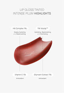 Lipgloss Intense Plum LSF 50, regenerierend Transparent Lab