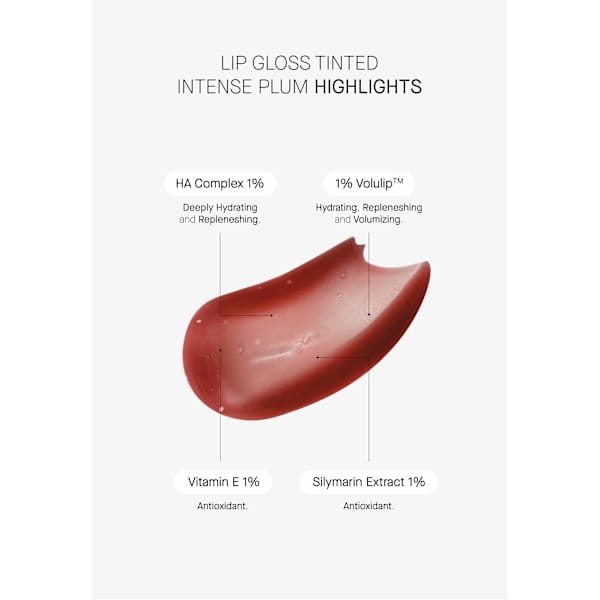 Lipgloss Intense Plum LSF 50, regenerierend Transparent Lab