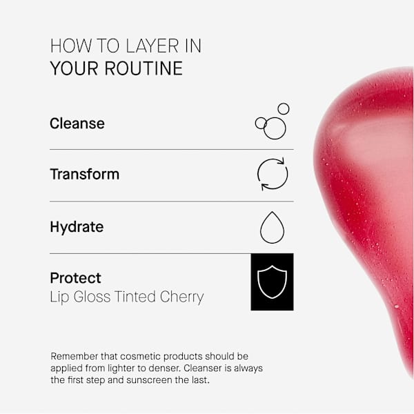 Lipgloss Tinted Cherry LSF 50 Transparent Lab