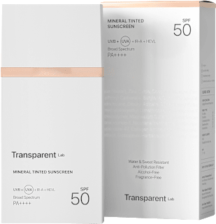 Mineral Tinted Sunscreen Light LSF 50 Transparent Lab